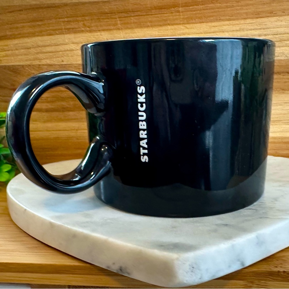 Starbucks Black Coffee Mug 12 Fl Oz 2017